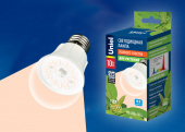 Лампа светодиодная для растений LED-A60-10W/SPFB/E27/CL PLP30WH 
