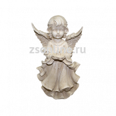 Фигура садовая Ангел-девочка со свечой