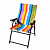 Кресло дачное складное мягкое 57х43х90см "Сильва" радуга арт.NK-1297