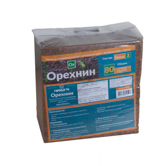 Кокосовый субстрат Орехнин-2, 80 л